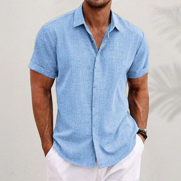 Aleandro | Polo de lino para verano – Ligero y transpirable