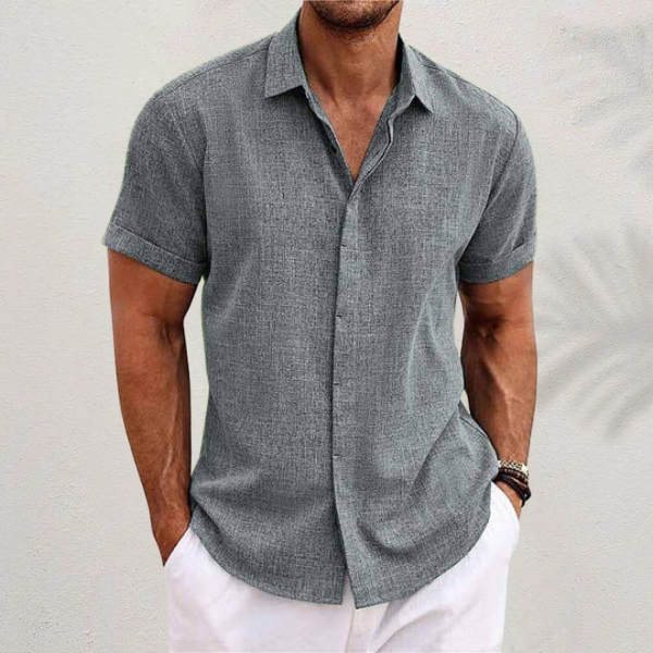 Aleandro | Polo de lino para verano – Ligero y transpirable
