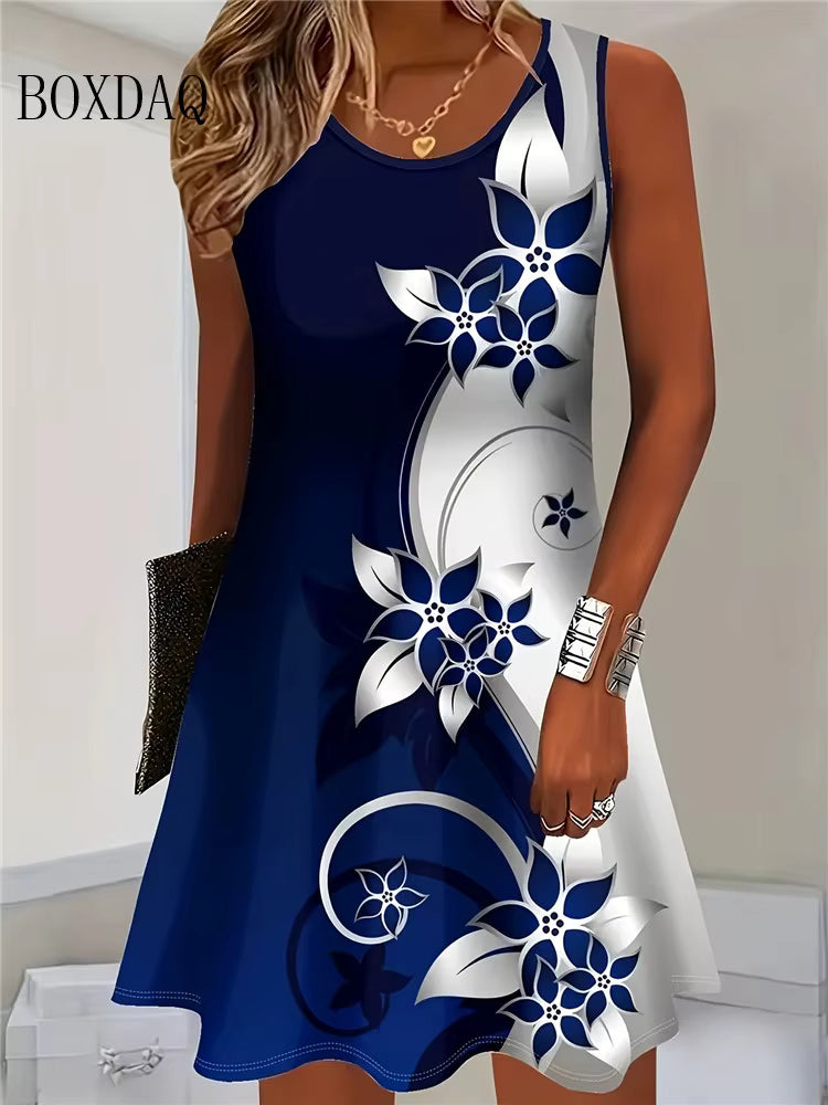 🌸 Vestido Floral Elegance™ – Comodidad, Estilo y Frescura en una Sola Prenda