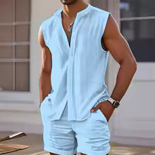 ☀️ Conjunto Breeze Evaronh@ – Elegancia Relajada para el Hombre Moderno