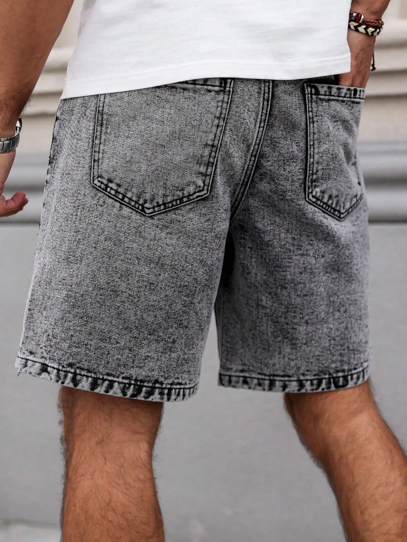 Short Denim Rebel Cross – Estilo que Impone Presencia