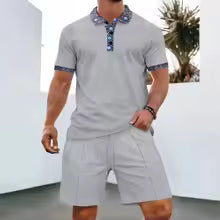 👕☀️ Conjunto Casual de Dos Piezas para Hombre ☀️🩳