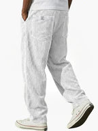 👖 Pantalón de Lino Rayado Premium